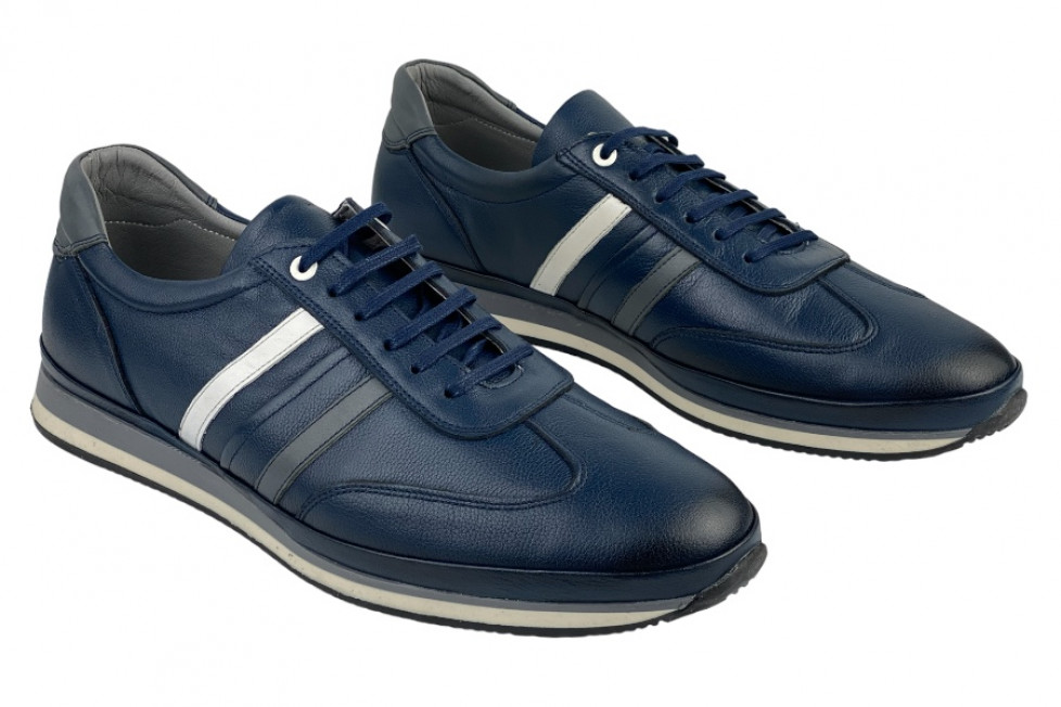 Ανδρικά Δερμάτινα Sneakers Σε Μεγάλα Μεγέθη