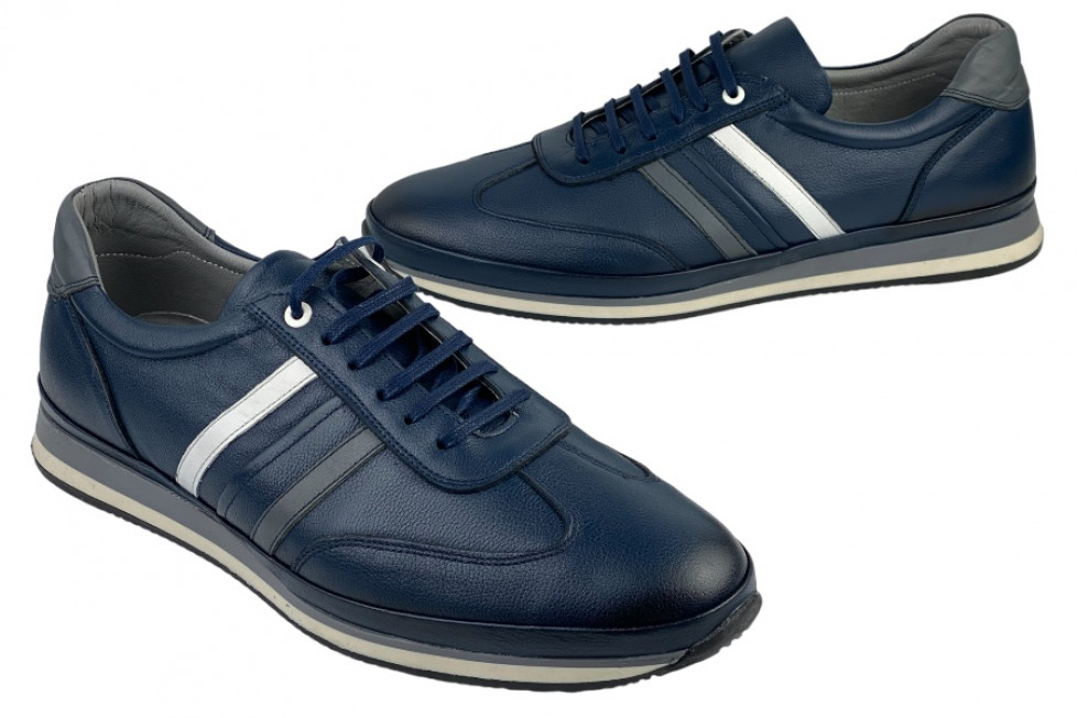 Ανδρικά Δερμάτινα Sneakers Σε Μεγάλα Μεγέθη
