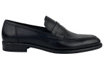 Ανδρικά Δερμάτινα Loafers Σε Μαύρο Χρώμα