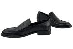 Ανδρικά Δερμάτινα Loafers Σε Μαύρο Χρώμα