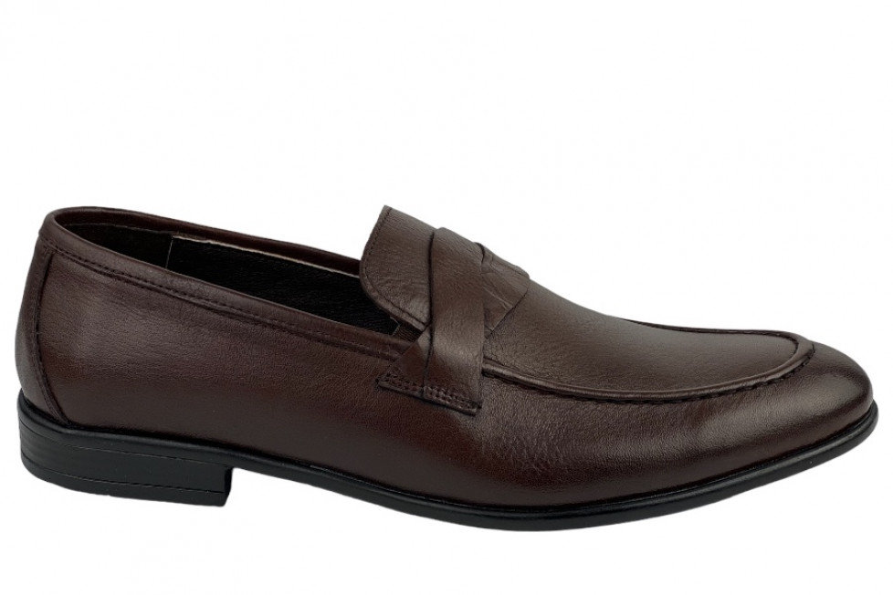 Ανδρικά Δερμάτινα Loafers Με Σχέδιο