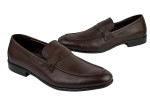 Ανδρικά Δερμάτινα Loafers Με Σχέδιο