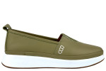 Γυναικεία Δερμάτινα Slip-On Παπούτσια