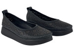 Γυναικεία Δερμάτινα Slip-On Παπούτσια Με Διάτρητο Σχεδιασμό
