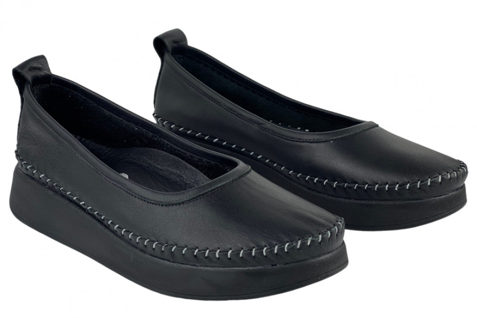 Γυναικεία Δερμάτινα Slip-On Παπούτσια