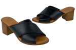 Γυναικεία Δερμάτινα Χιαστί Mules