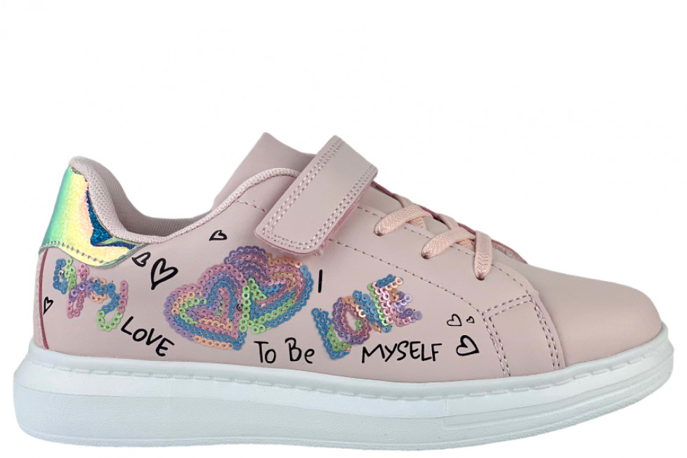 Sneakers Για Κορίτσι Με Αυτοκόλλητο
