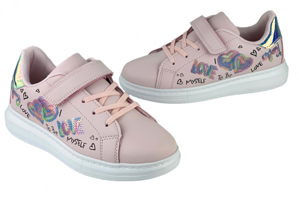 Sneakers Για Κορίτσι Με Αυτοκόλλητο