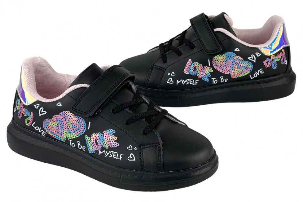 Sneakers Για Κορίτσι Με Αυτοκόλλητο