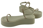 Γυναικεία Flatforms Με Strass Λουράκια