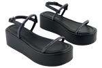 Γυναικεία Flatforms Με Strass Λουράκια