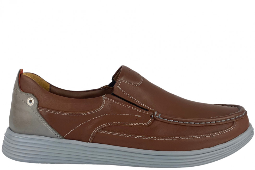Δερμάτινα Slip-On Ανδρικά Παπούτσια