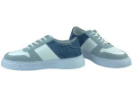 Ανδρικά Δερμάτινα Sneakers Με Λευκή Σόλα
