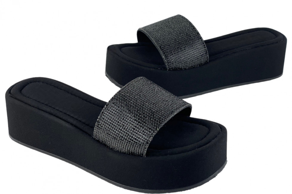 Γυναικείες Παντόφλες Με Strass