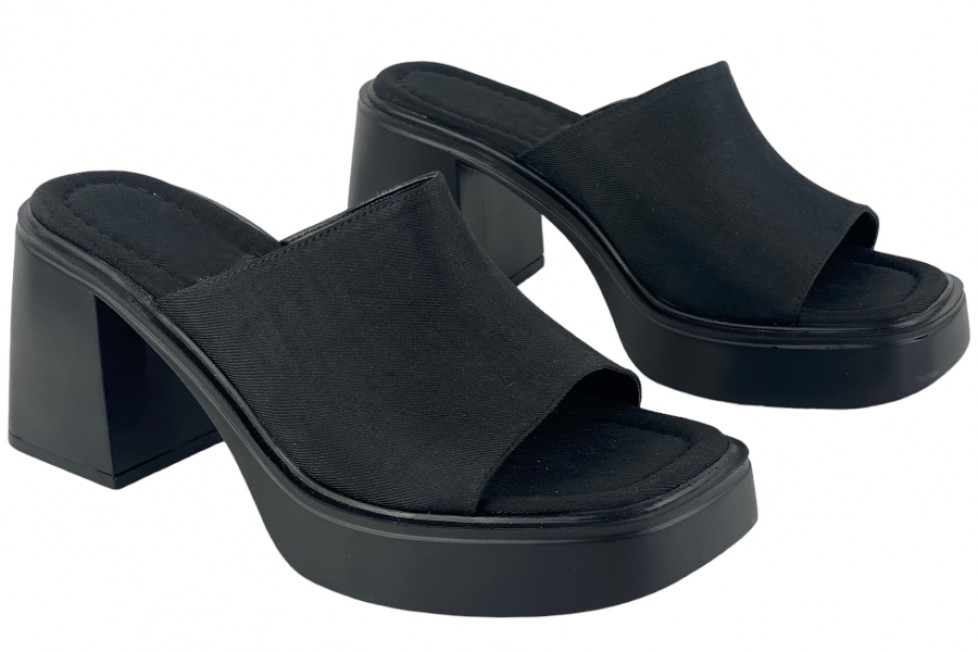Γυναικεία Mules Με Chunky Τακούνι