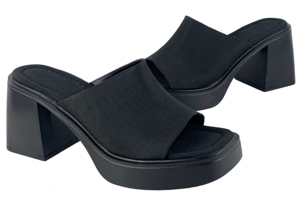 Γυναικεία Mules Με Chunky Τακούνι