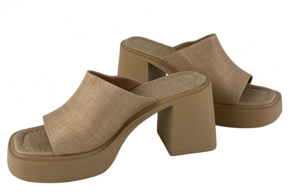 Γυναικεία Mules Με Chunky Τακούνι