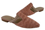 Γυναικεία Κλειστά Mules Strass Λουράκι