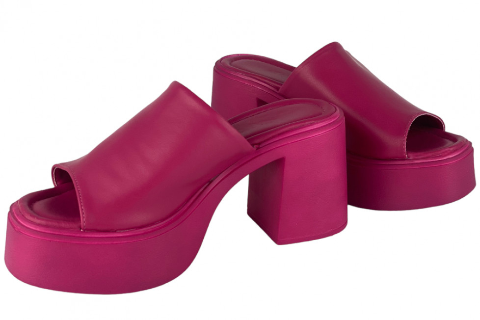 Γυναικεία Mules Με Chunky Τακούνι