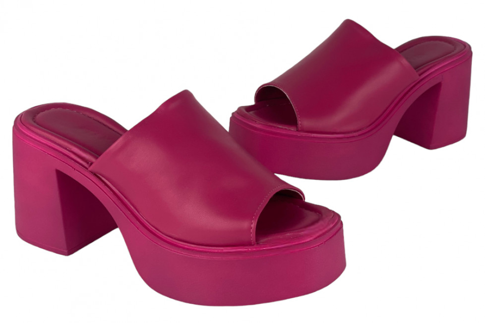 Γυναικεία Mules Με Chunky Τακούνι