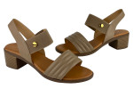 Γυναικεία Πέδιλα Με Χοντρό Τακούνι Και Λάστιχο