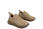 Γυναικεία Δερμάτινα Sneakers Με Σχέδιο
