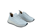 Γυναικεία Δερμάτινα Sneakers Με Σχέδιο