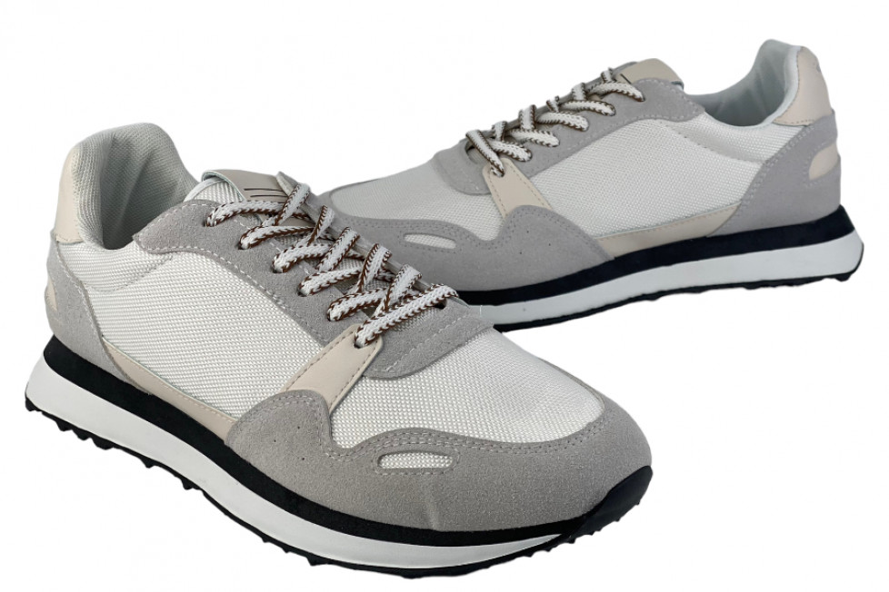 Ανδρικά Sneakers Με Λευκή Σόλα