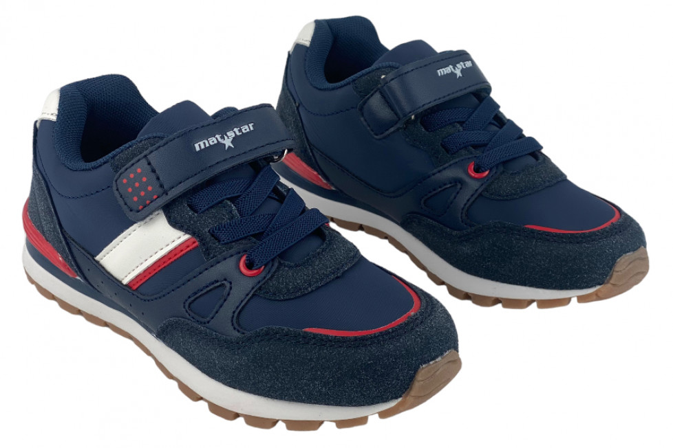 Sneakers Για Αγόρι Με Κόκκινη Λεπτομέρεια