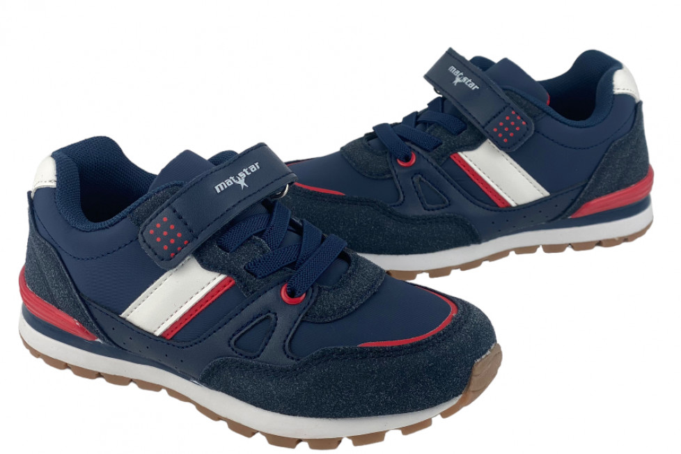 Sneakers Για Αγόρι Με Κόκκινη Λεπτομέρεια