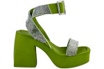 Γυναικεία Chunky Πέδιλα Με Strass Λουράκια