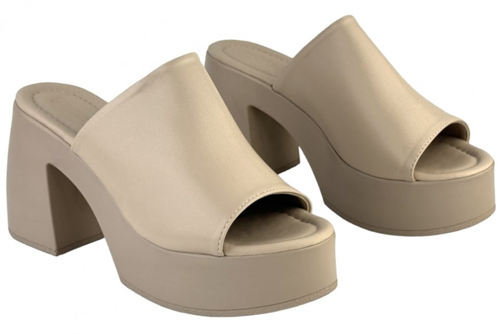 Γυναικεία Mules Με Chunky Τακούνι