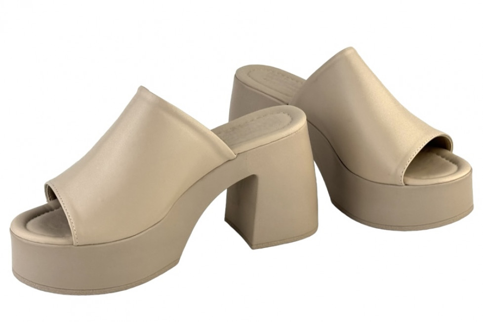 Γυναικεία Mules Με Chunky Τακούνι