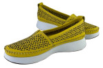 Γυναικεία Δερμάτινα Slip-On Παπούτσια Με Διάτρητο Σχεδιασμό