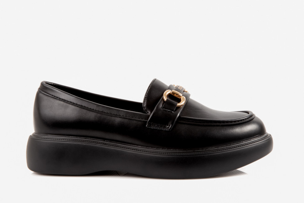 Γυναικεία Loafers Με Χρυσή Αλυσίδα