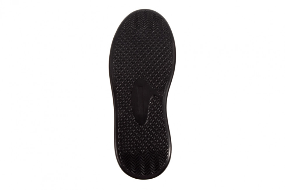 Γυναικεία Μαύρα Δερμάτινα Sneakers