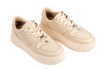 Γυναικεία Δερμάτινα Sneakers Με Χοντρή Σόλα
