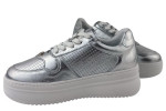 Γυναικεία Δερμάτινα Sneakers Με Χοντρή Σόλα