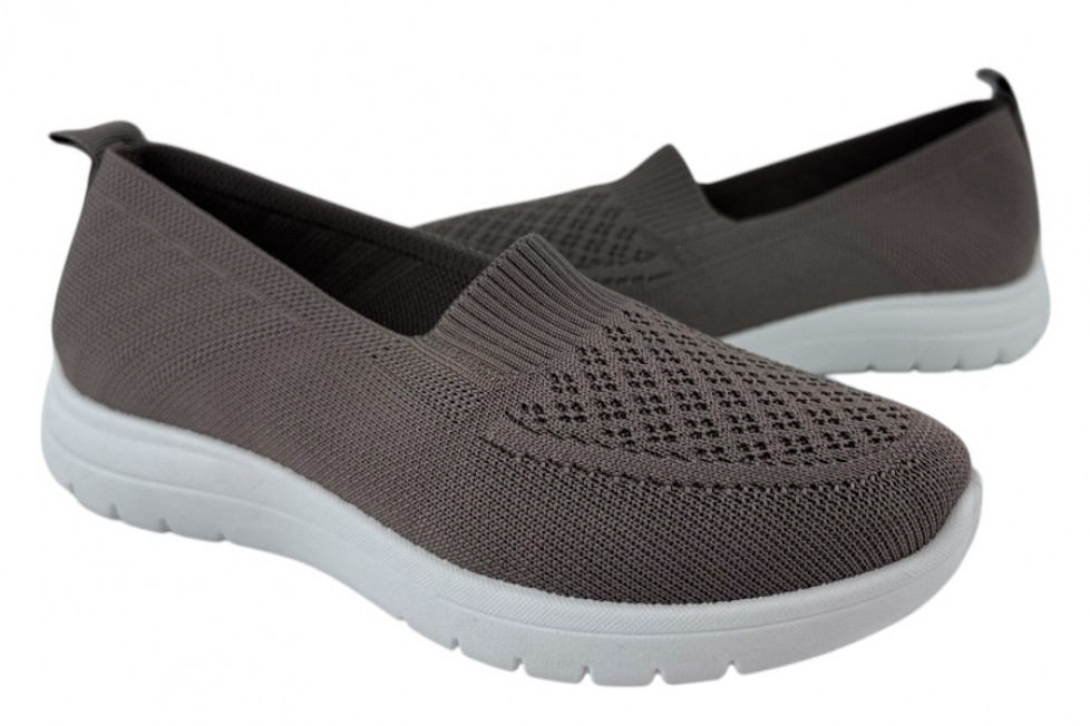Γυναικεία Sneakers Με Ελαστικό Ύφασμα