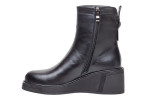 Γυναικεία Μαύρα Μποτάκια Με Ψηλή Πλατφόρμα