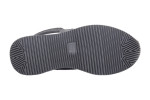 Γυναικεία Μαύρα Μποτάκια Δίσολα Sneakers Με Ασημί Λεπτομέρειες