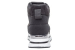Γυναικεία Μαύρα Μποτάκια Δίσολα Sneakers Με Ασημί Λεπτομέρειες