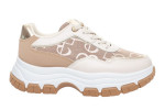 Γυναικεία Μπεζ Sneakers Με Ψηλή Σόλα
