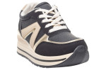 Γυναικεία Μαύρα Sneakers Με Πλατφόρμα Και Χρυσές Λεπτομέρειες