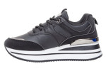Γυναικεία Μαύρα Sneakers Με Ασημί Λεπτομέρειες