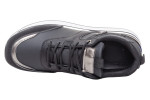 Γυναικεία Μαύρα Sneakers Με Ασημί Λεπτομέρειες