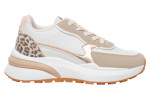 Γυναικεία Μπεζ Sneakers Με Πλατφόρμα Και Print Λεπτομέρειες