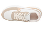 Γυναικεία Μπεζ Sneakers Με Πλατφόρμα Και Print Λεπτομέρειες