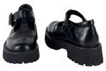 Γυναικεία Μαύρα loafers Chunky Με Μπαρέτα