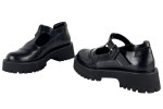 Γυναικεία Μαύρα loafers Chunky Με Μπαρέτα